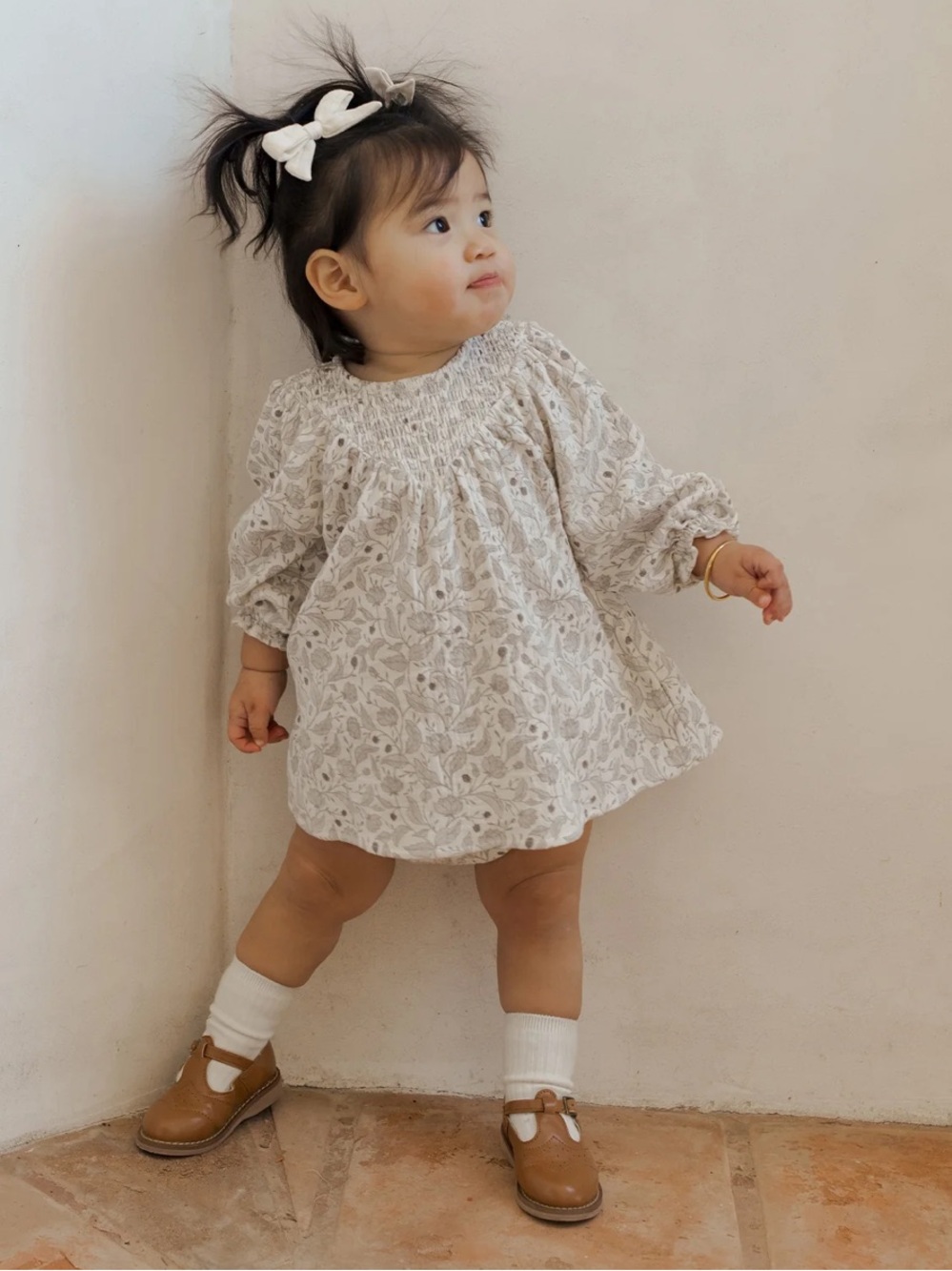 Quincy Mae Smocked Dress (Winter Floral) size 2-3y

Regular price